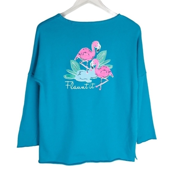 Flamingo Flaunt It Pullover Sweater - Picture 3 of 6